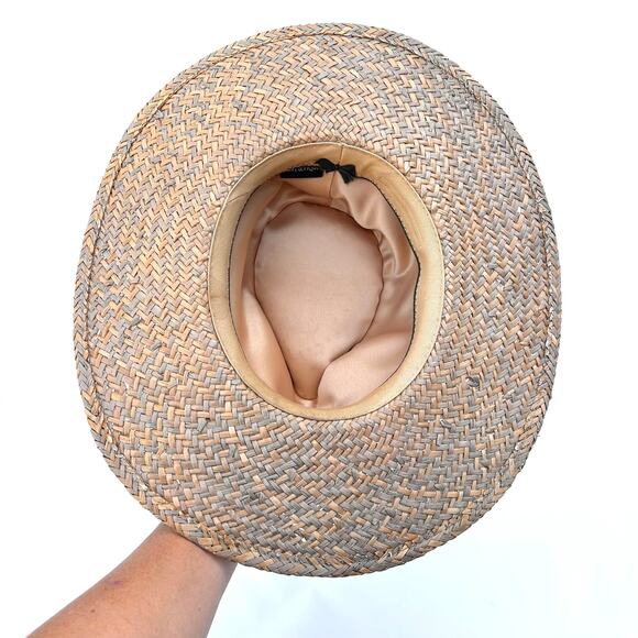 Olive & Pique Soleil Straw Rancher Hat Tan Minimalist Hipster Sun Summer main image 9